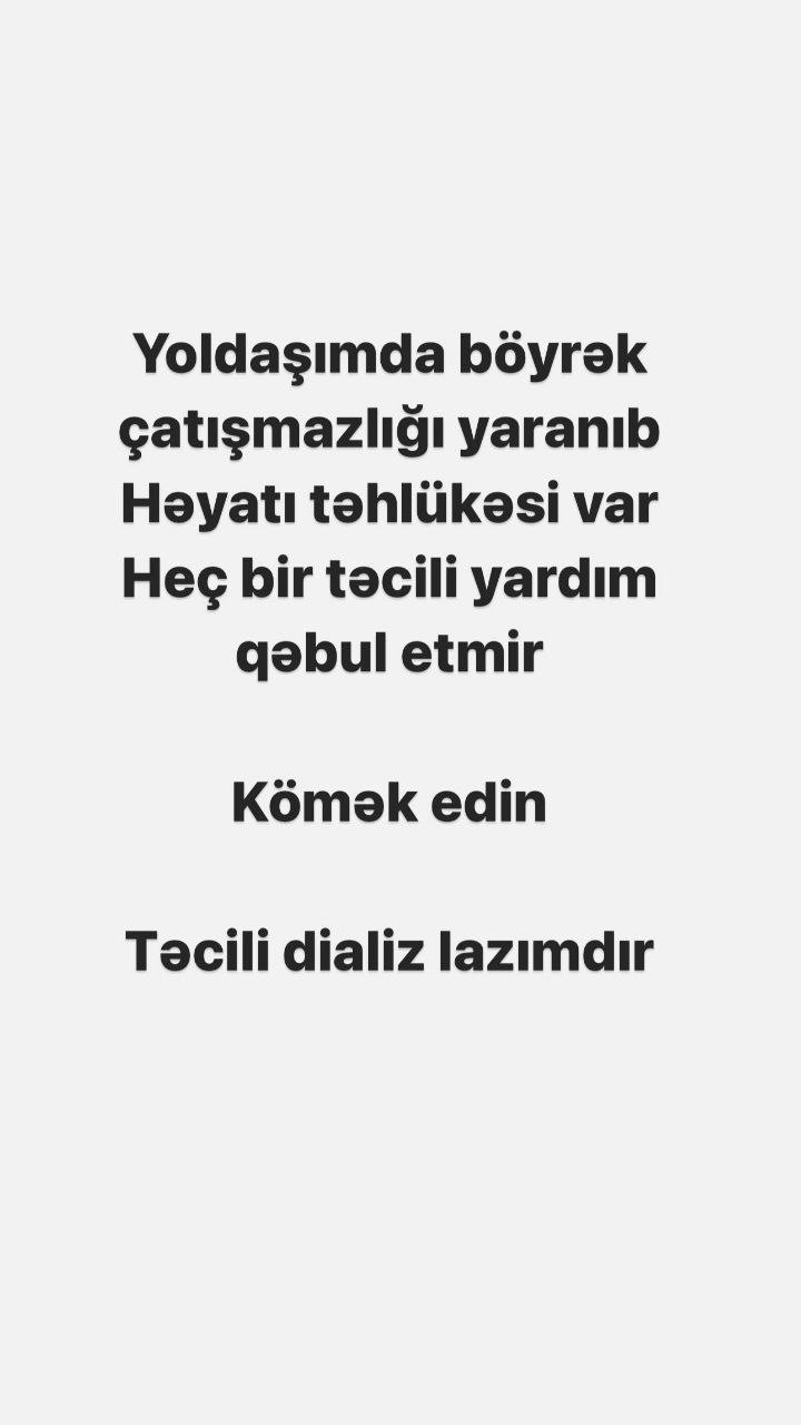 Mələkxanım Eyubovanın gəlininin vəziyyəti ağırdır