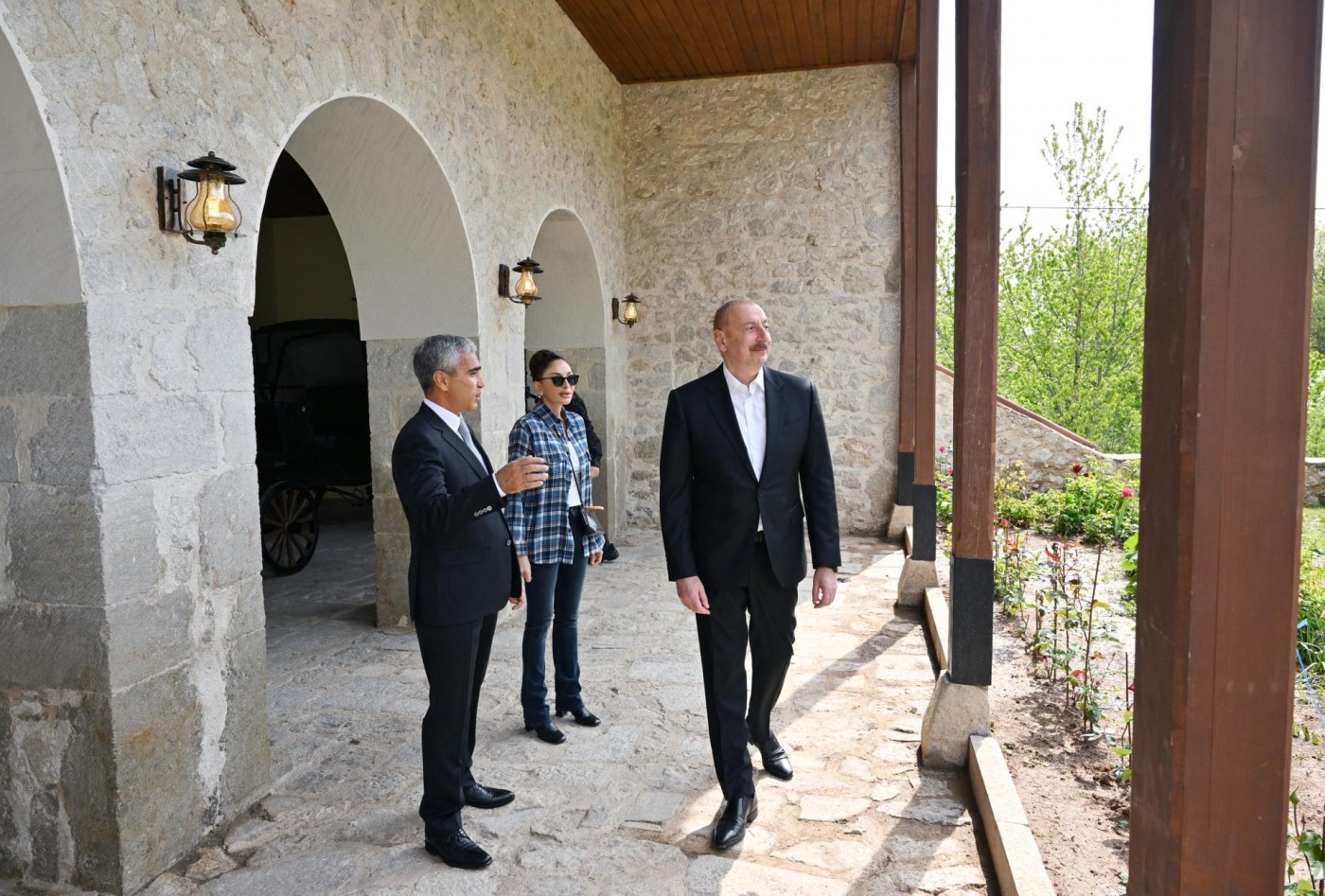 Şuşada Mehmandarovların malikanə kompleksinin açılışı olub - FOTOLAR