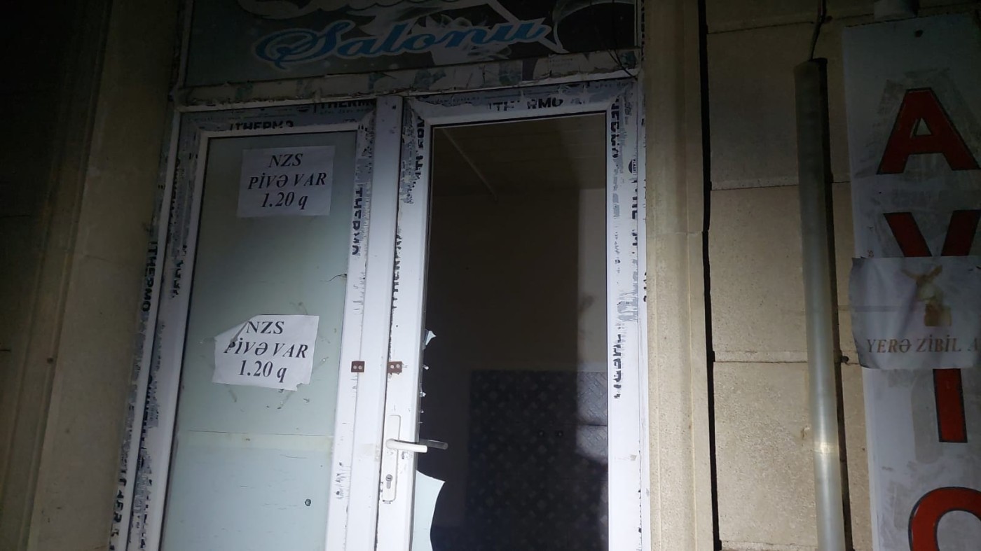 Gəncədə OLAY: Kafeyə qumbara atıldı (YENİLƏNİB)