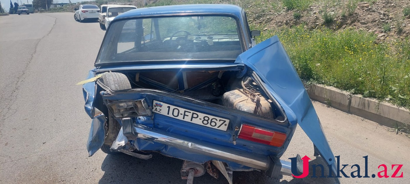 Xanım sürücü "Gelandewagen”lə qəza törətdi - FOTOLAR (YENİLƏNİB)