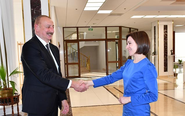 İlham Əliyevin Moldova Prezidenti ilə görüşü olub - YENİLƏNİB (FOTO)