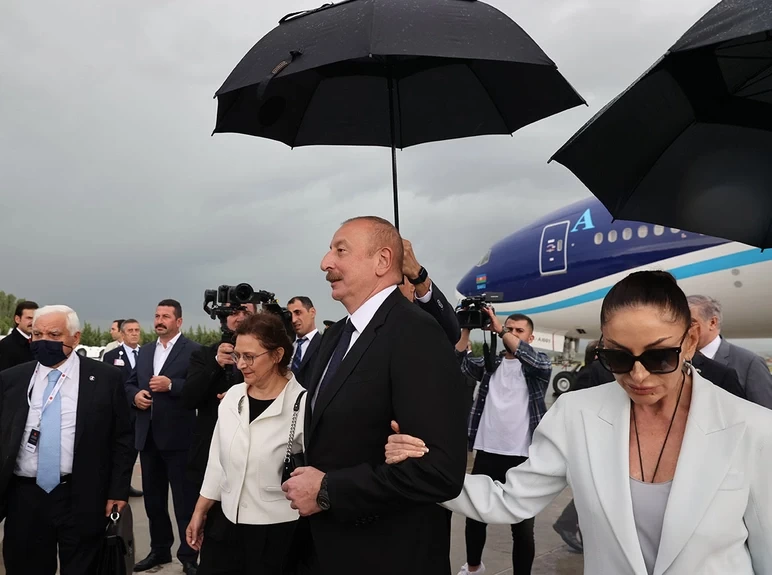 Prezident və xanımı Ərdoğanın andiçmə mərasimində iştirak etdi - VİDEO