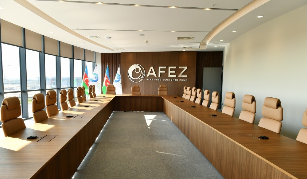 İlham Əliyev Ələt Azad İqtisadi Zonasının birinci mərhələsinin açılış mərasimində - FOTOLAR