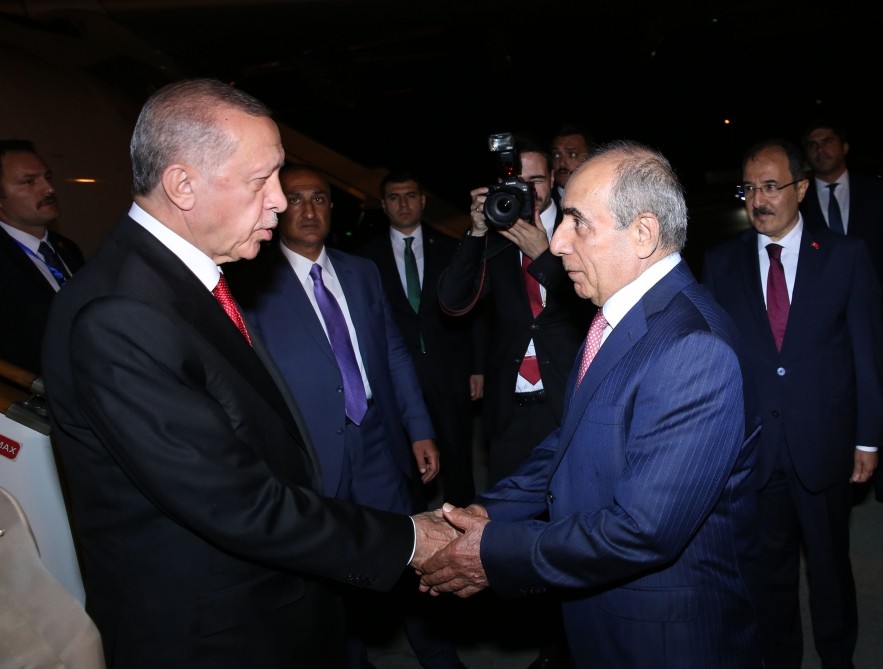 Ərdoğan Azərbaycana gəldi - FOTO