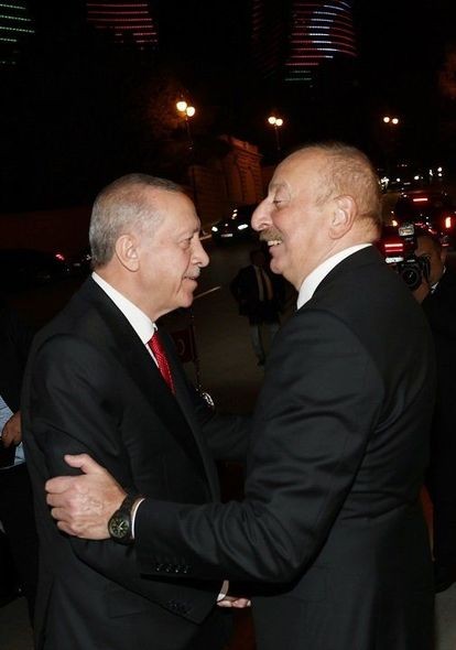 Bakıda Ərdoğan və xanımının şərəfinə ziyafət verilir - YENİLƏNİB (FOTO)