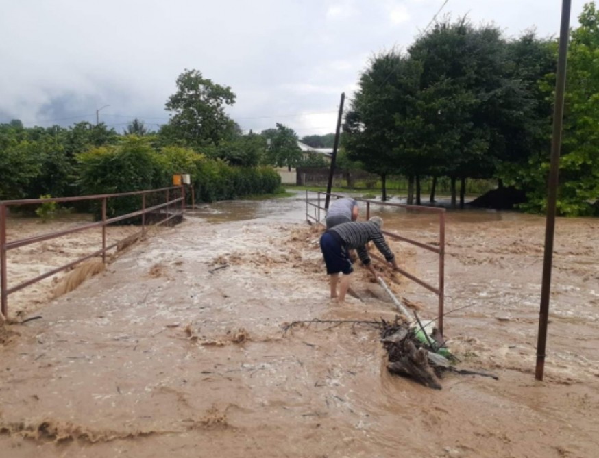Təbii fəlakət Gürcüstanda həyatı iflic etdi