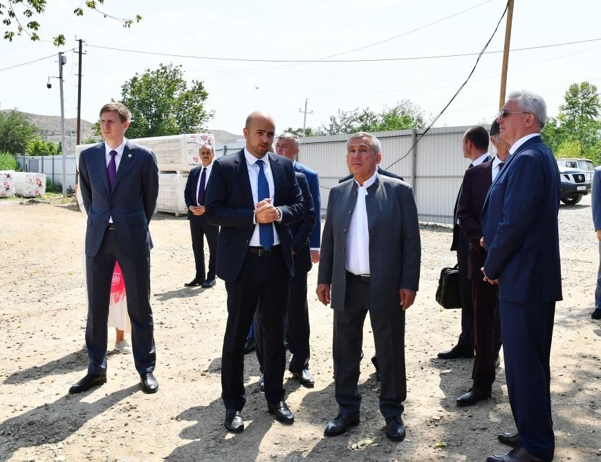 Tatarıstan rəhbəri Zəngilanda görülən işlərlə tanış olub - FOTOLAR