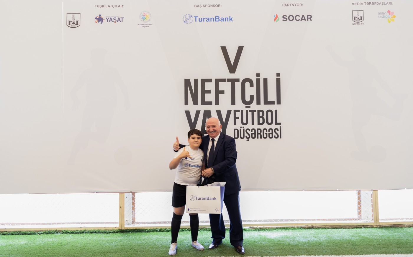 "TuranBank"ın dəstək olduğu “V Neftçili Yay Futbol Düşərgəsi”nə start verildi - FOTOLAR