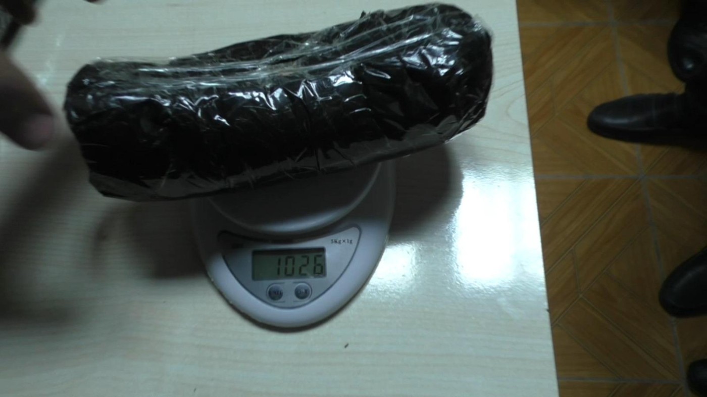 Gəncədə narkokuryer saxlanıldı - FOTOLAR