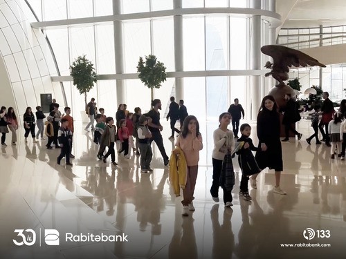 Rabitəbank Şəhid övladları üçün Heydər Əliyev Mərkəzinə ziyarət təşkil etdi - FOTOLAR