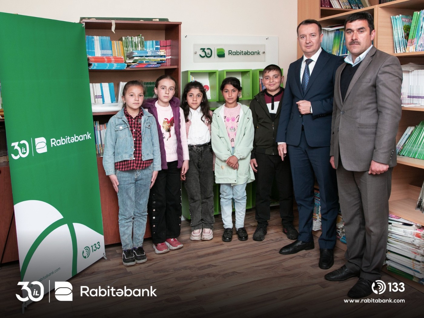Rabitəbank 30 ucqar kənd məktəbində kitabxana qurub - FOTOLAR