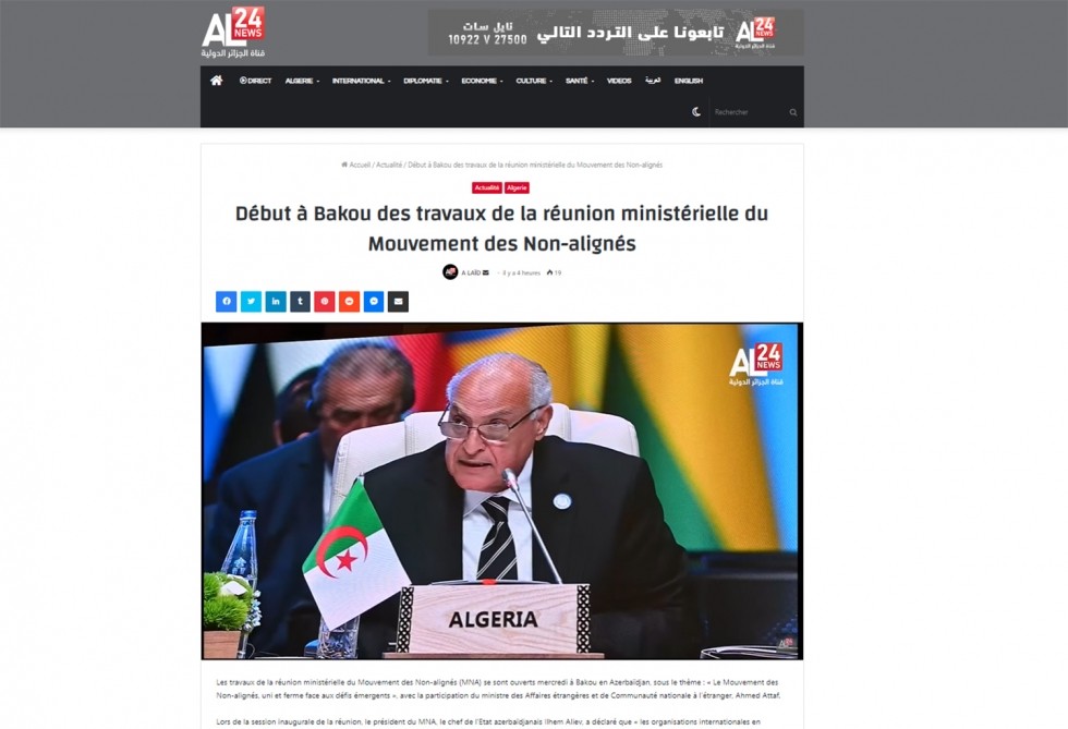 Nazirlərin Bakı görüşü dünya mediasının diqqətində - FOTOLAR