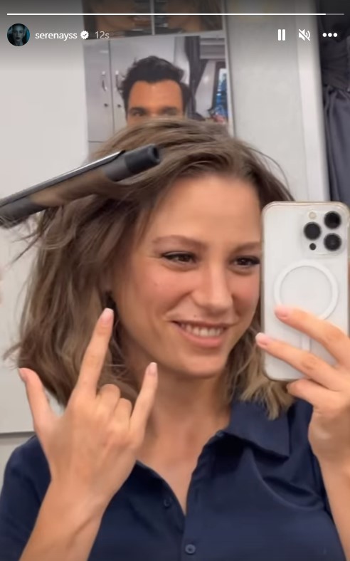 Serenay Sarıkaya imicində dəyişiklik etdi - FOTOLAR