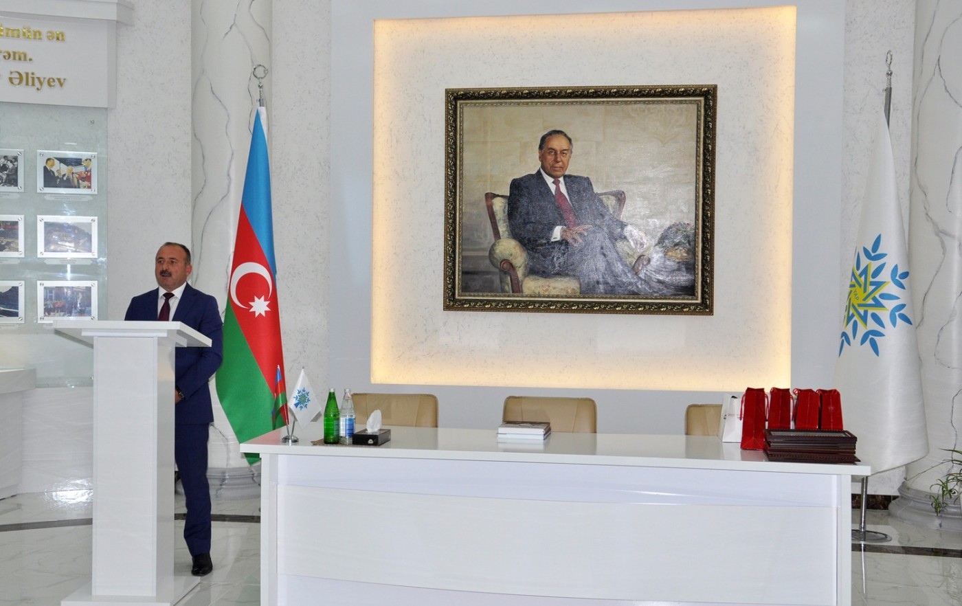 Pirallahı rayonunda Heydər Əliyevlə bağlı tədbir keçirildi - FOTOLAR