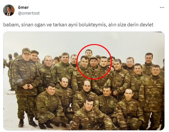 Sinan Oğanla Tarkan əsgər yoldaşı olublar - FOTO