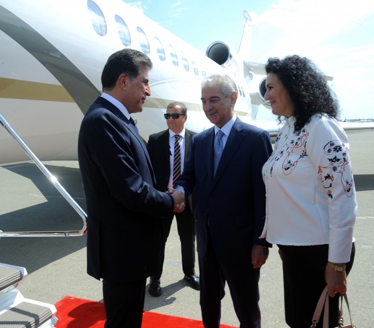 Neçirvan Bərzani Azərbaycana gəldi