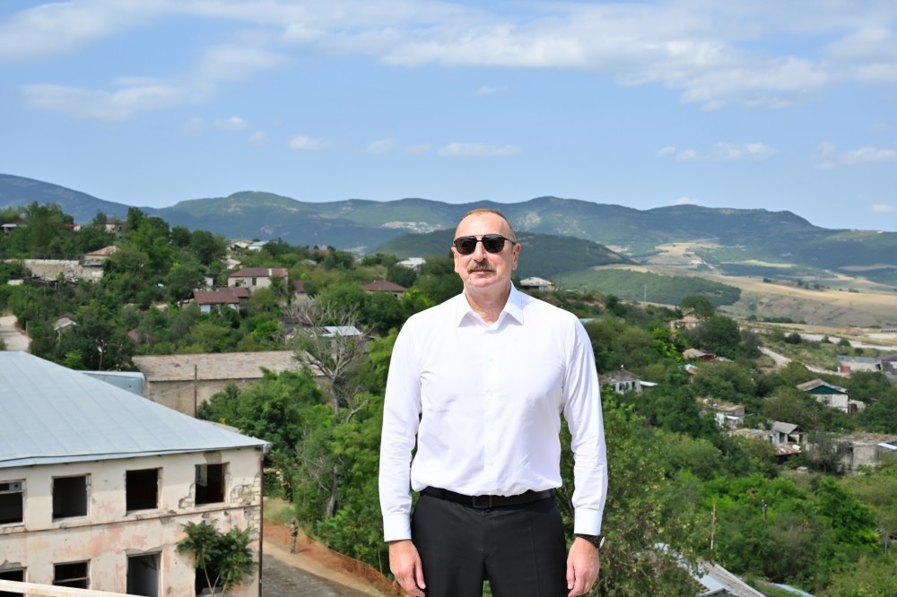 İlham Əliyev Xocalıya getdi - FOTOLAR