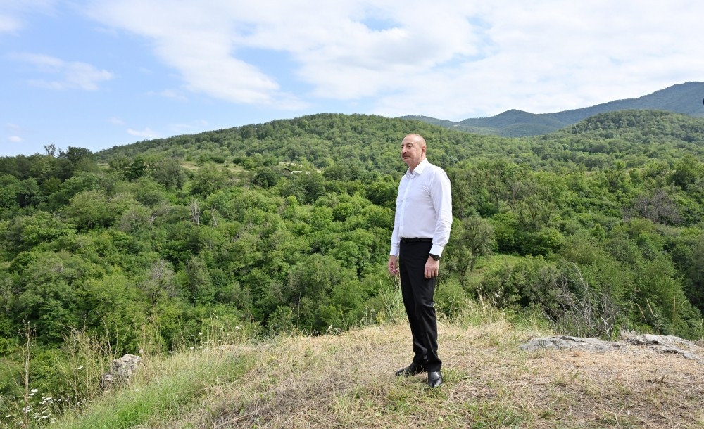 İlham Əliyev Xocalıya getdi - FOTOLAR