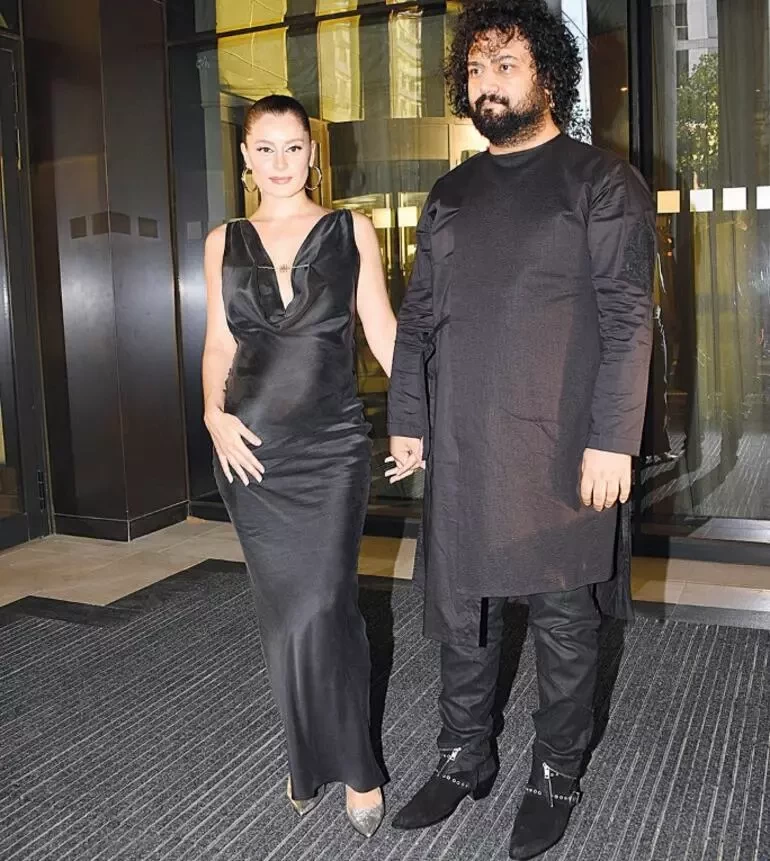 Atiye həyat yoldaşı ilə kamera qarşısında - FOTO