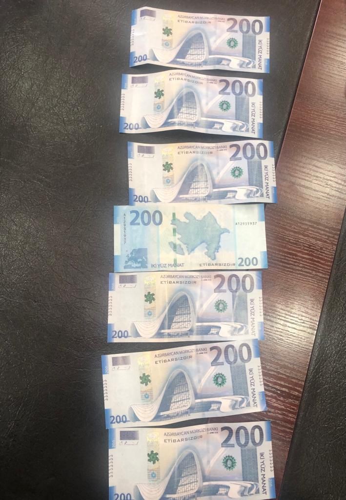 Saxta 200 manatlıqlarla insanları aldadan şəxs saxlanılıb
