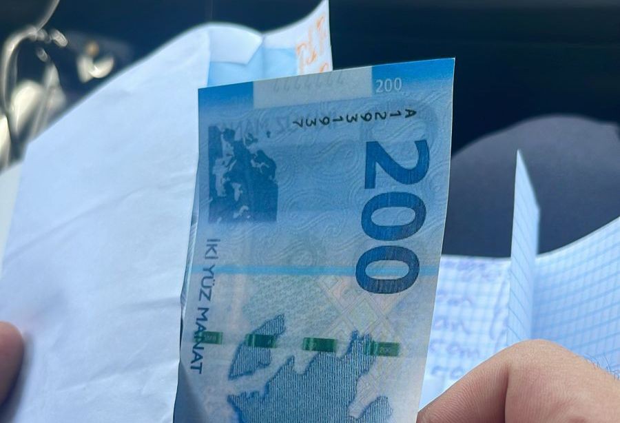 Saxta 200 manatlıqlarla insanları aldadan şəxs saxlanılıb