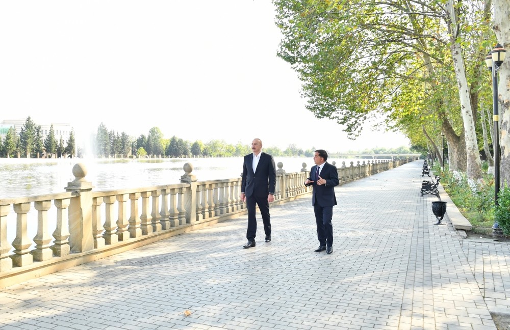Prezident Qazaxa səfər etdi - FOTOLAR