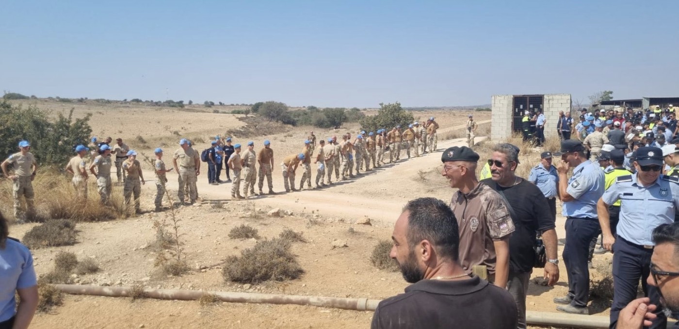 Şimali Kiprdə gərginlik yaşandı - FOTO