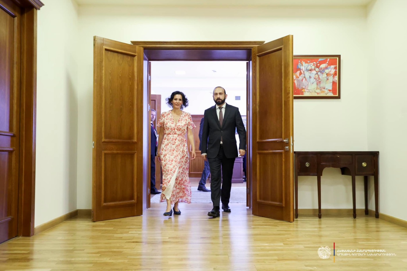 Belçikanın XİN rəhbəri Mirzoyanla görüşdü - FOTO