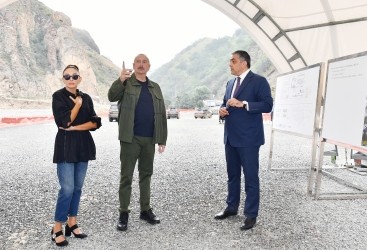 Prezident və birinci xanımın Kəlbəcər və Laçına səfəri FOTOLARDA