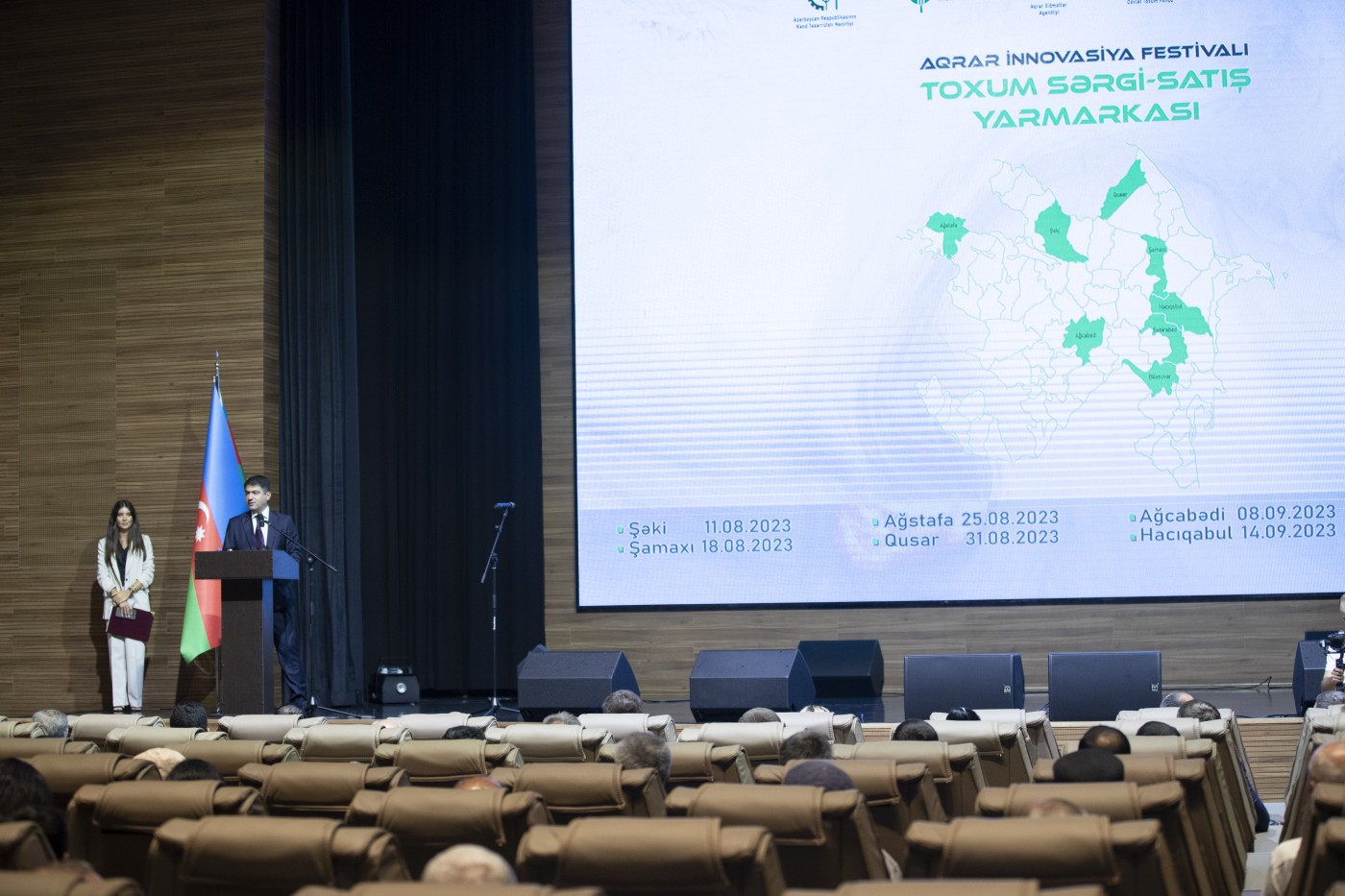 Ağstafada toxum sərgi-satış yarmarkası təşkil olundu - FOTOLAR