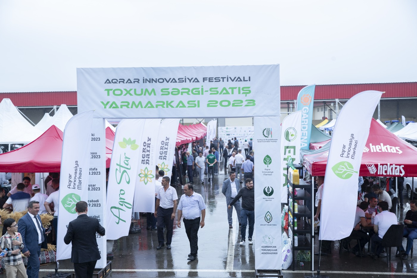 Ağstafada toxum sərgi-satış yarmarkası təşkil olundu - FOTOLAR