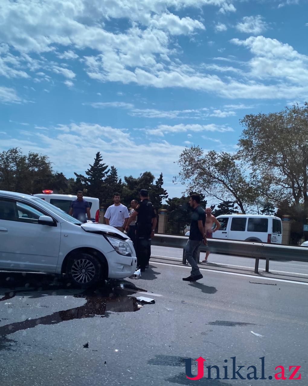 Bakı-Salyan yolunda QƏZA: “Kia” “Ravon”la toqquşdu (FOTOLAR)