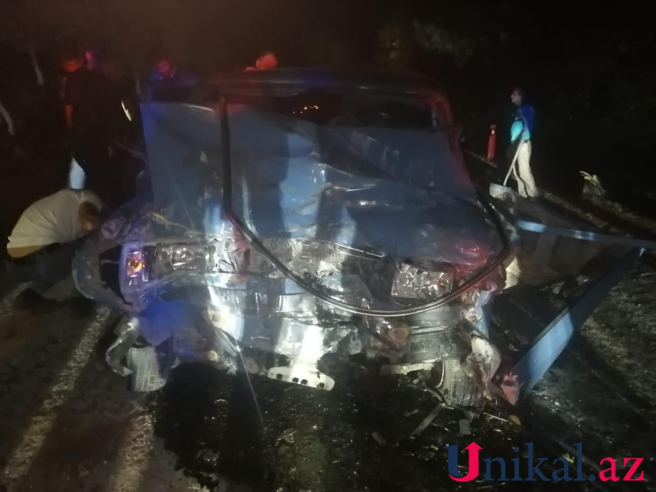 İsmayıllıda yol qəzası: 5 nəfər yaralandı