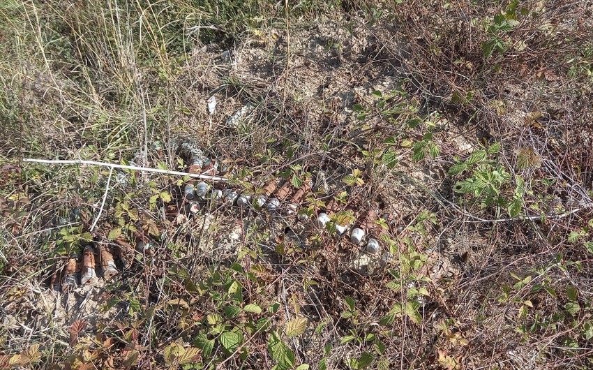 Xocavənddə müxtəlif növ mərmi və patronlar aşkar edilib - FOTO
