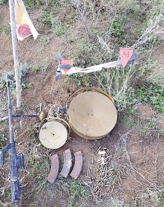 Qarabağ bölgəsində mina-tələlər zərərsizləşdirilir - VİDEO (FOTOLAR)