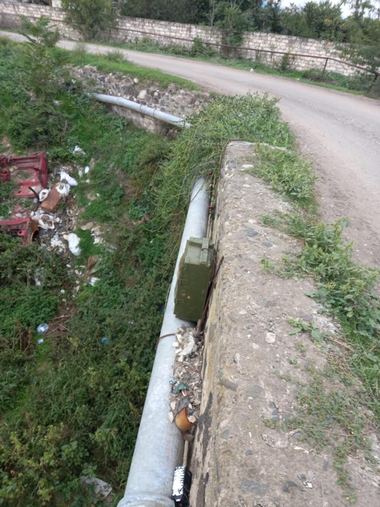 Ermənilər Xocavənddəki körpüləri minalayıblarmış - FOTOLAR