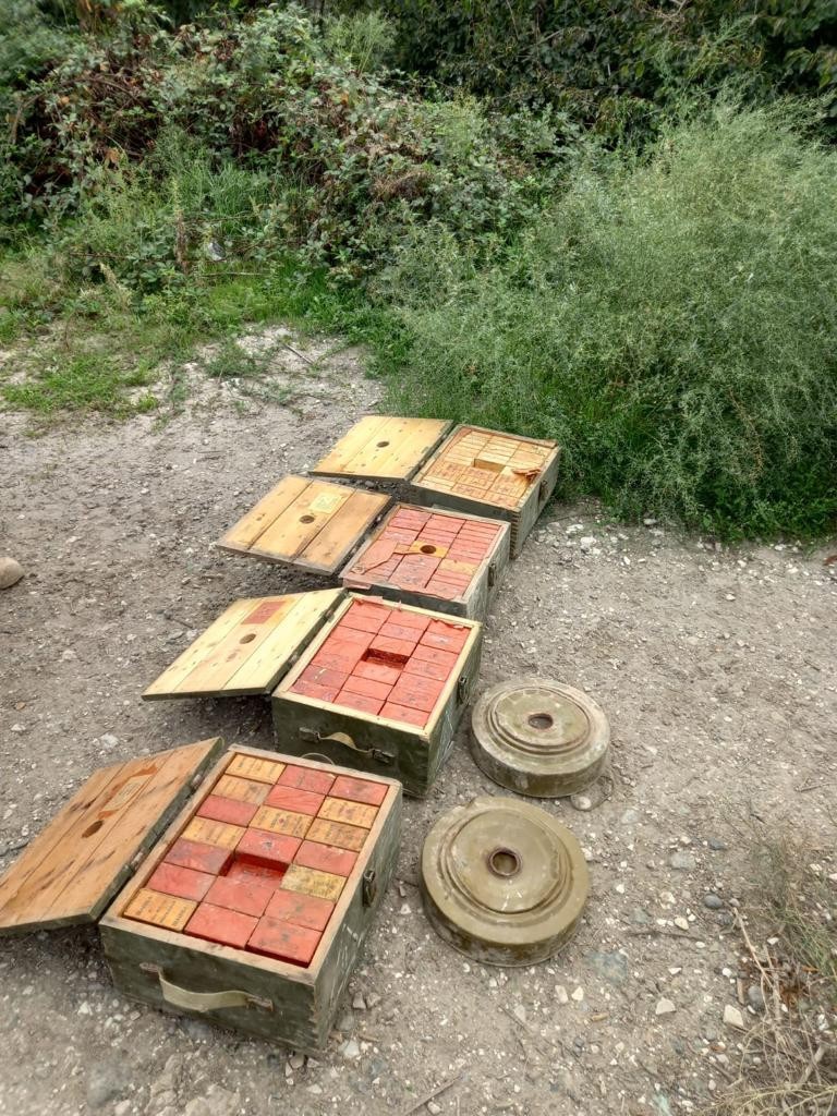 Ermənilər Xocavənddəki körpüləri minalayıblarmış - FOTOLAR