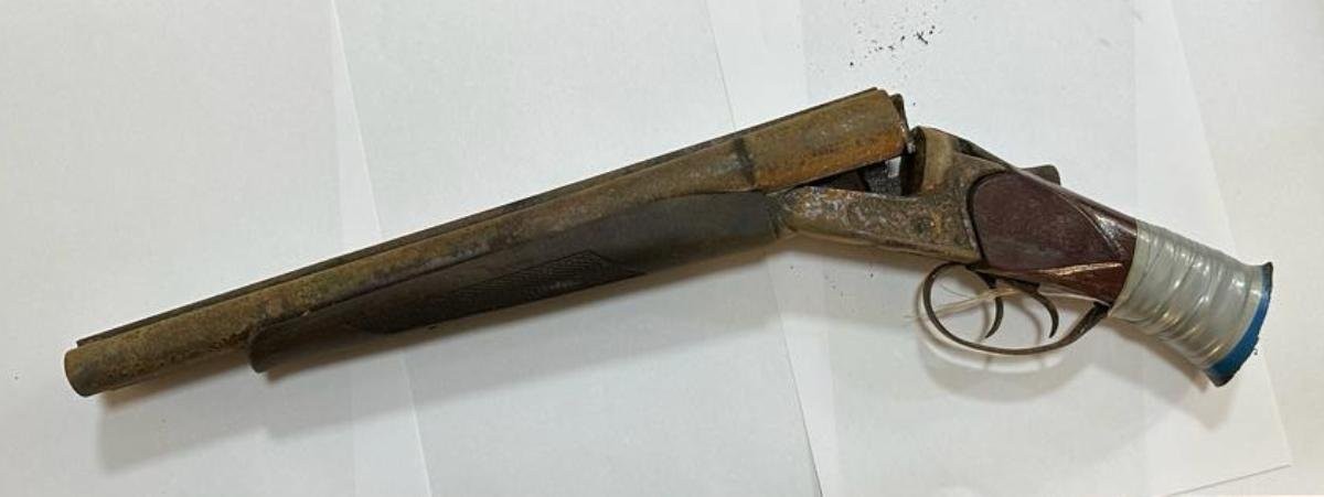 Məhkumun vaxtilə gizlətdiyi silah aşkarlandı - FOTO