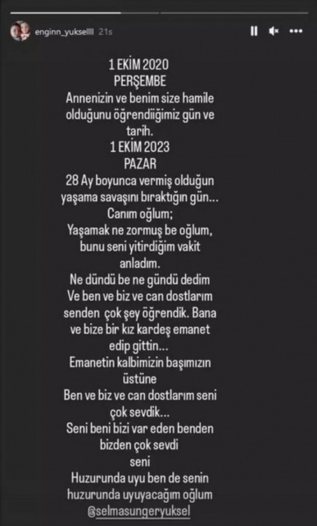 Türkiyəli aktyorun oğlu öldü - FOTO