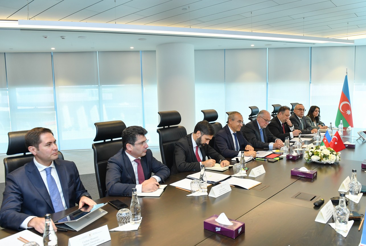 Nazir və SOCAR-ın prezidenti Alparslan Bayraktarla görüşdü - FOTOLAR