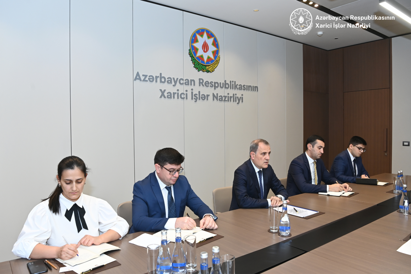 Ceyhun Bayramov Tacikistanın XİN rəhbəri ilə görüşdü - FOTOLAR