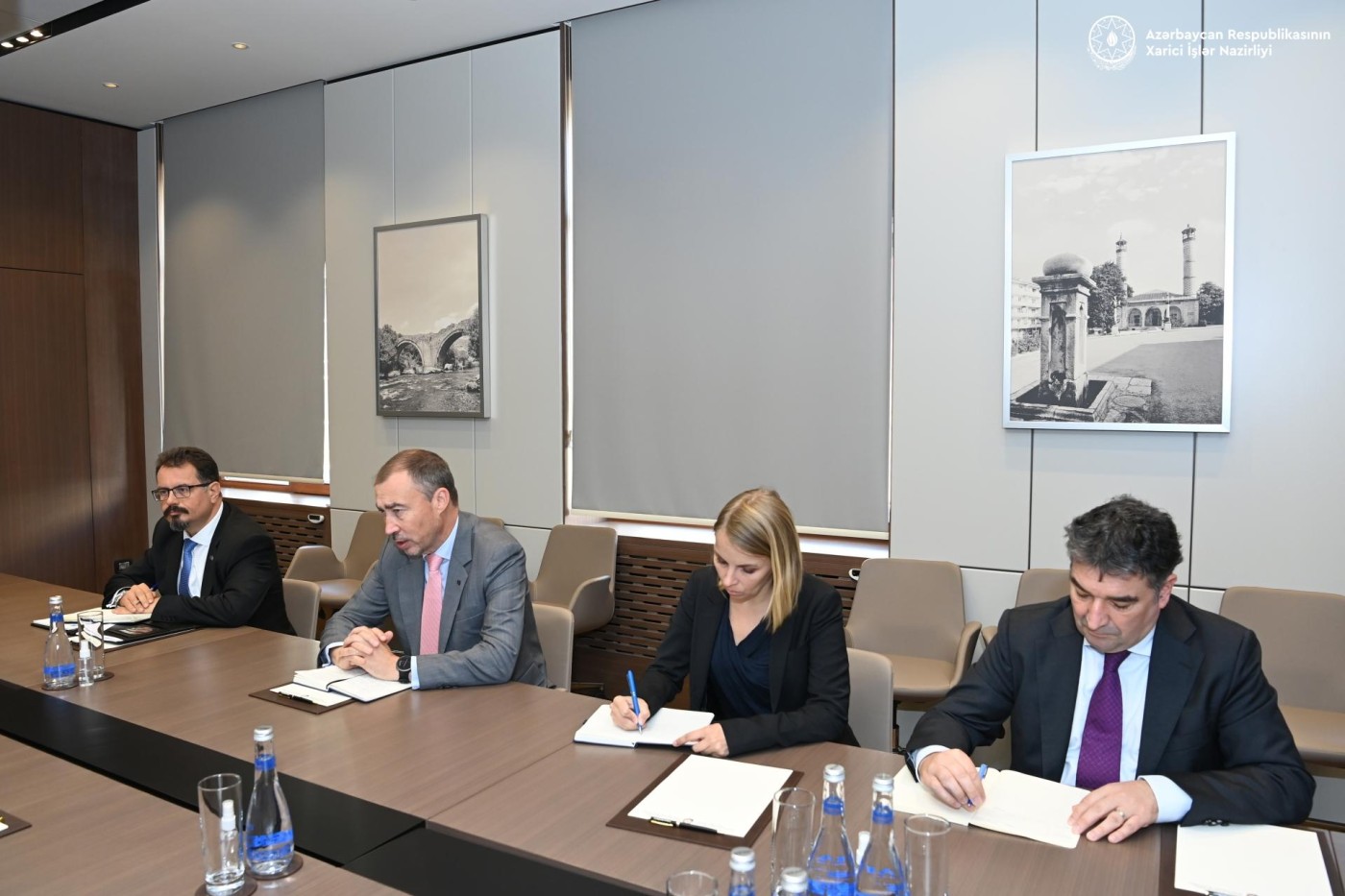 Ceyhun Bayramov Aİ-nin nümayəndəsi ilə sülh sazişini müzakirə etdi - FOTOLAR