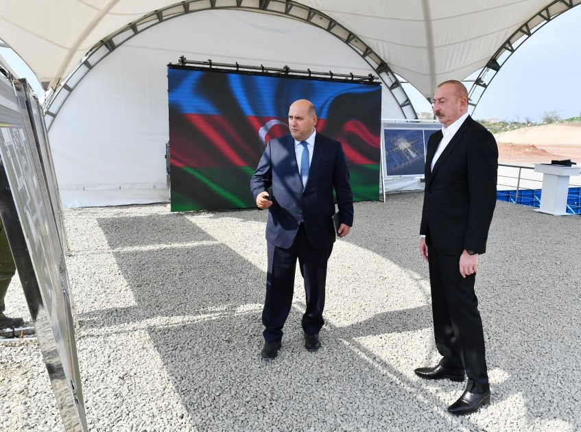 Füzuli şəhərində inzibati binanın təməli qoyuldu - FOTOLAR  (YENİLƏNİB)