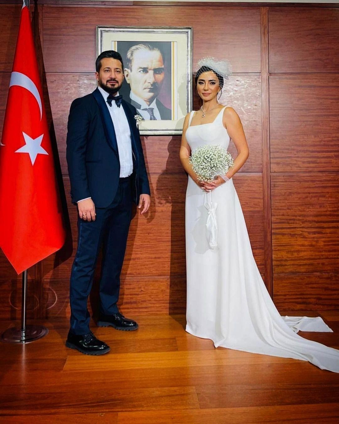 Öykü Gürman Bakıda ərə getdi - FOTOLAR