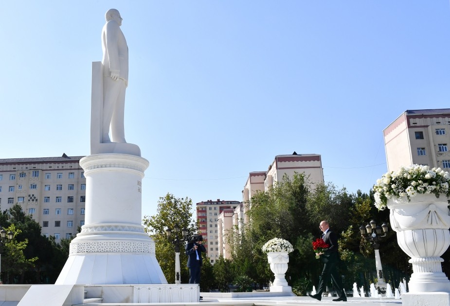 İlham Əliyev Sumqayıtda açılış və təməlqoyma mərasimlərində iştirak etdi - FOTOLAR