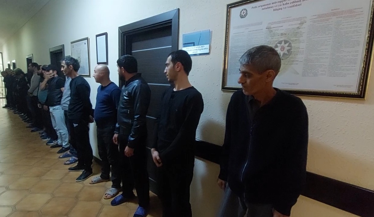 Gəncədə narkotiklərlə bağlı 74 nəfər saxlanıldı - FOTOLAR