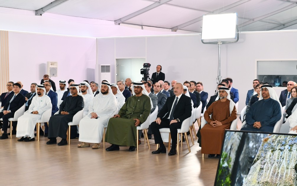 Prezident Qaradağ Günəş Elektrik Stansiyasının açılış mərasimində - FOTOLAR (YENİLƏNİB)