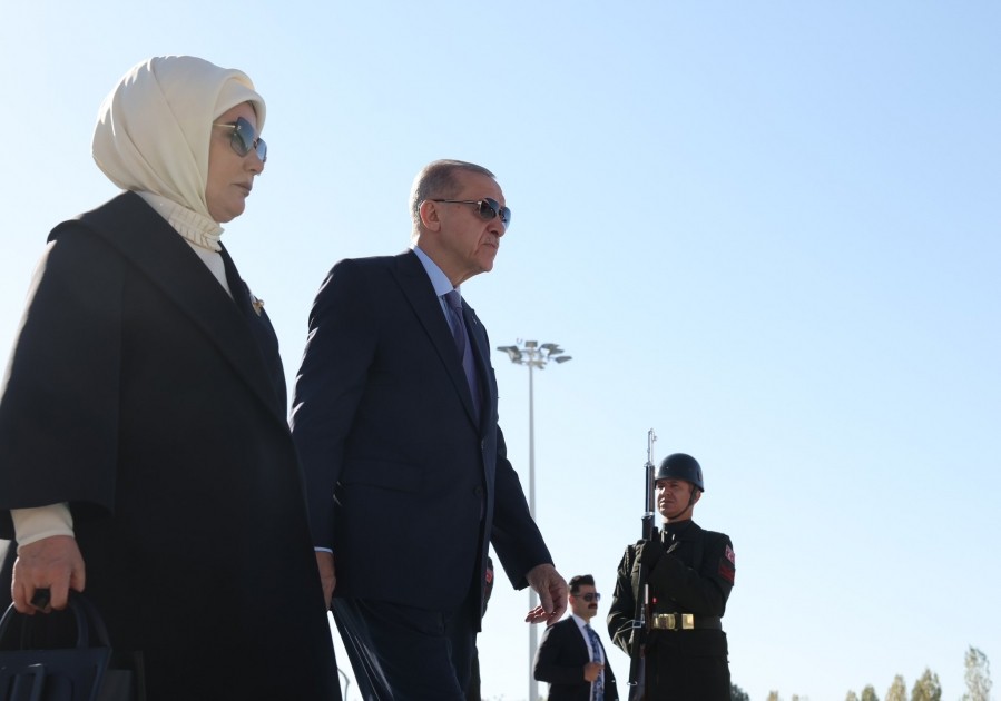 Türkiyə lideri Özbəkistana getdi - FOTO