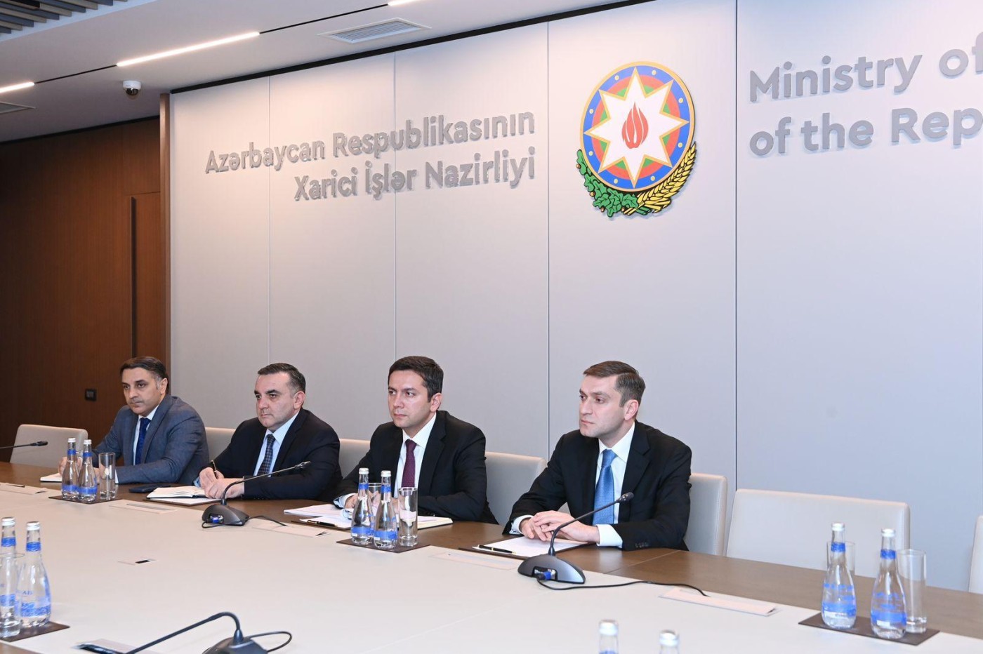 Xarici işlər nazirinin müavini iraqlı həmkarı ilə görüşdü - FOTOLAR