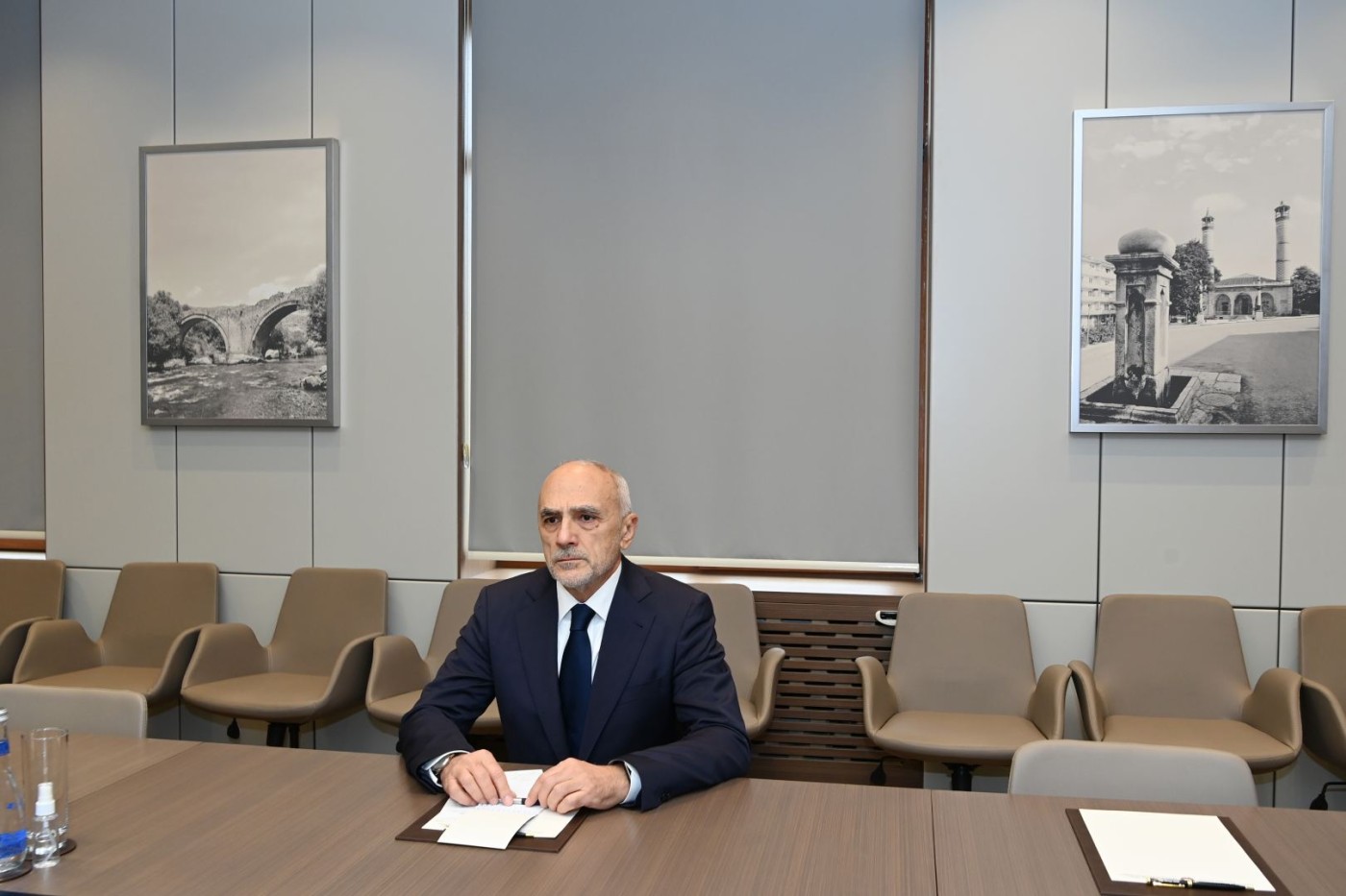 Ceyhun Bayramov Altay Əfəndiyevlə görüşdü - FOTOLAR